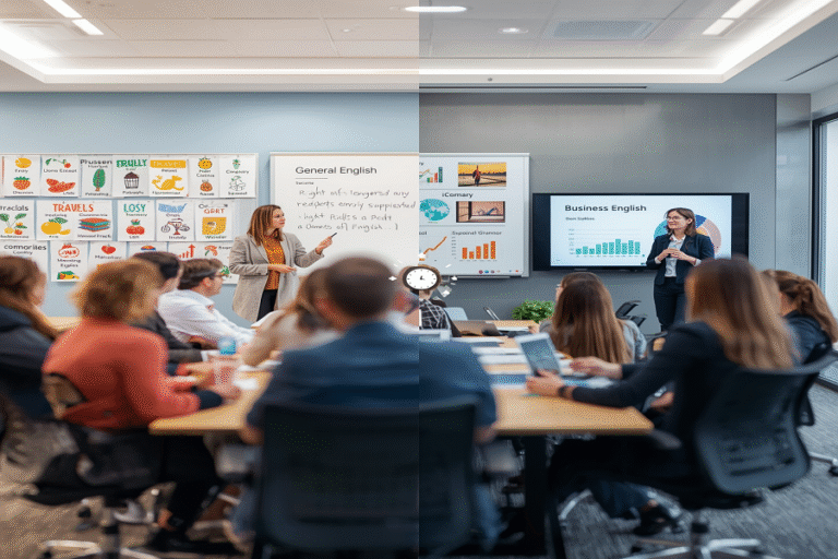 transition from general to business English teaching